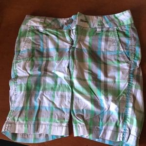 Long plaid short.